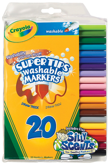 Picture of Washable markers 20ct super tips  w/silly scents