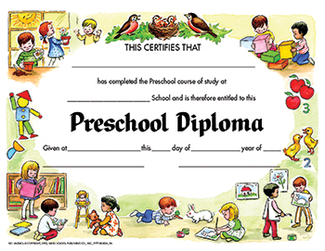 Picture of Diplomas preschool 30 pk 8.5 x 11