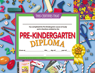 Picture of Pre-kindergarten diploma