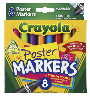 Picture of Crayola 8ct poster markers