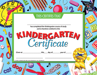 Picture of Kindergarten certificate