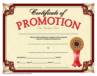 Picture of Certificate promotion 30-set
