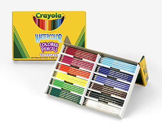 Picture of Crayola watercolor pencil 240 ct  classpack