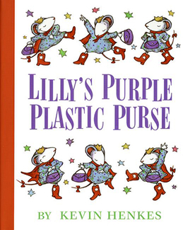 Picture of Lillys purple plastic purse