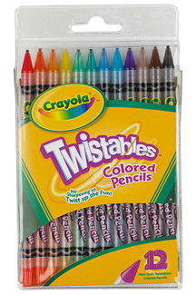 Picture of Crayola twistables 12 ct colored  pencils