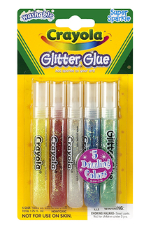 Picture of Washable glitter glue super sparkle  5 count