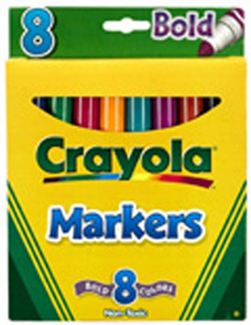 Picture of Coloring marker bold conical 8pk