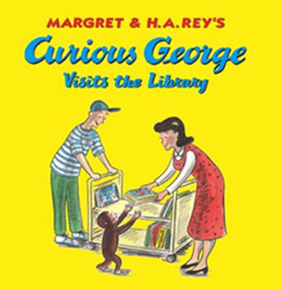 Picture of Curious george visits the library