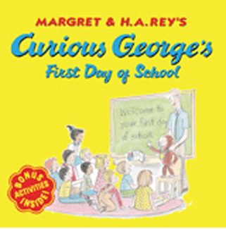 Picture of Curious george first day of school