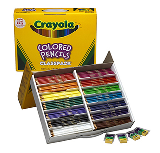 Picture of Crayola colored pencils 462 ct  classpack 14 colors