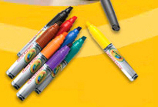 Picture of Crayola dry erase markers 8 color  set