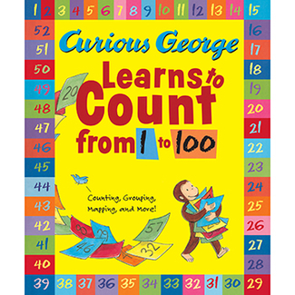 Picture of Curious george learns to count from  1 to 100 big book