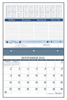 Picture of 16 month sept - dec wall notebook  calendar