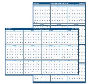 Picture of Laminated reversible planner 12  months july - june