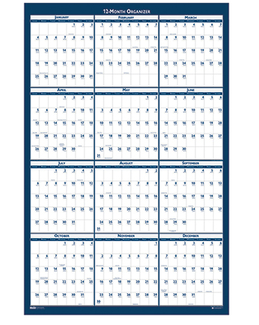 Picture of Laminated 24x18 calendar year  planner