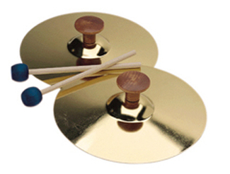 Picture of 5 cymbals w/mallet pair