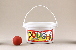 Picture of Dazzlin dough red 3 lb tub