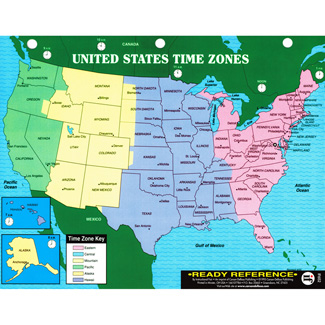 Picture of Us & world maps learning card  8-1/2 x 11 laminated