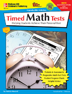 Picture of Timed math tests multiplication &  division gr 2-5