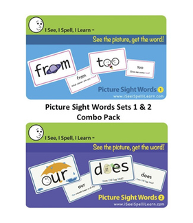 Picture of Picture sight words sets 1 & 2  flash cards