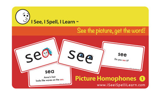 Picture of Picture homophones set 1 flash  cards