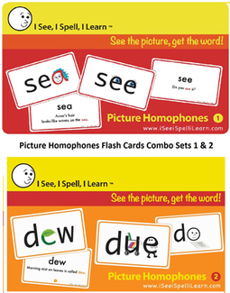 Picture of Picture homophones sets 1 & 2 flash  cards