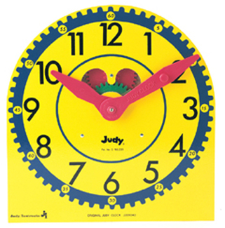 Picture of Original judy clock 12-3/4 x 13-1/2  wood w/ standard