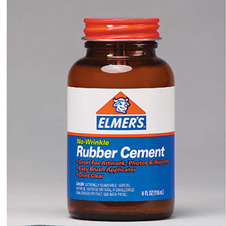 Picture of Elmers rubber cement 4 oz