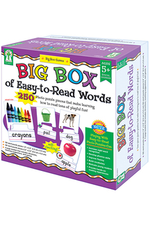 Picture of Big box of easy to read words game  age 5+ special education