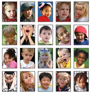 Picture of Photographic learning cards facial  expressions