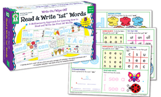 Picture of Write on/wipe off read & write 1st  first words ages 4+