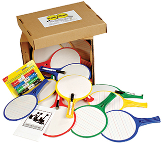 Picture of Kleenslate round classroom kit set  24 paddles