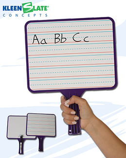 Picture of Rectangular paddles double sided 32  blank handwriting
