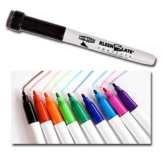 Picture of Student markers with erasers 10pk  assorted colors