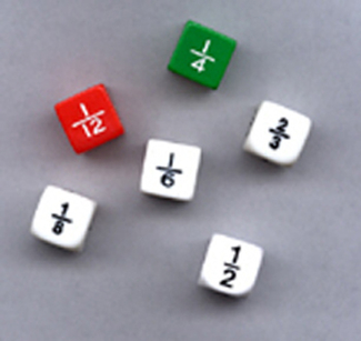 Picture of Fraction dice set of 6