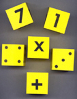 Picture of Foam dice 2 set of 6