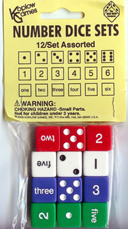 Picture of Number dice set