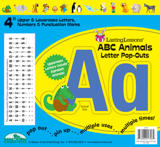 Picture of Abc animals letter pop-outs