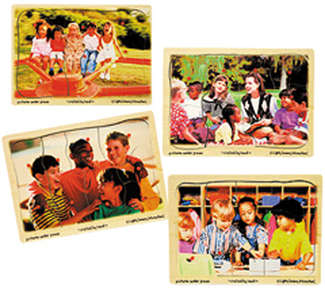 Picture of Puzzle ethnic diversity set of 4