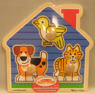 Picture of House pets jumbo knob puzzle