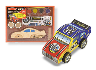Picture of Wooden race car decorate your own