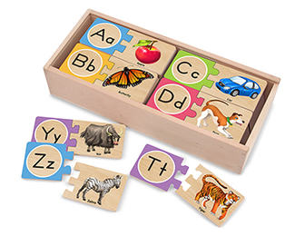 Picture of Self correcting letter puzzles