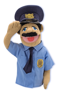 Picture of Police officer puppet