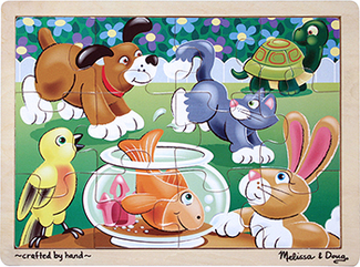 Picture of Playful pets jigsaw