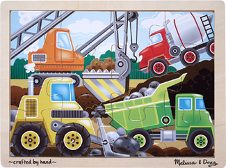 Picture of Wooden jigsaw puzzles construction