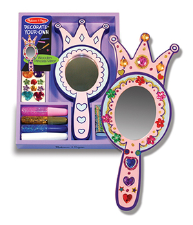Picture of Wooden princess mirror decorate  your own