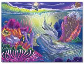Picture of Dolphin cove puzzle 100 pieces