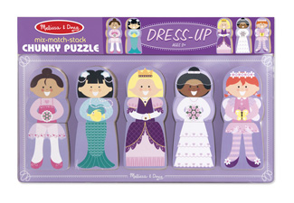 Picture of Mix match stack chunky puzzle  dress up