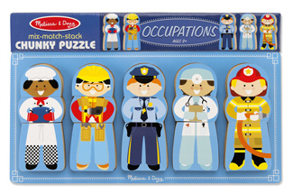 Picture of Mix match stack chunky puzzle  occupations
