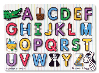 Picture of See-inside alphabet peg puzzle